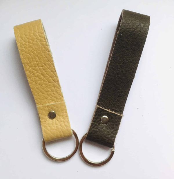 Porte-clés lanières en cuir série « Pauline » – Image 5