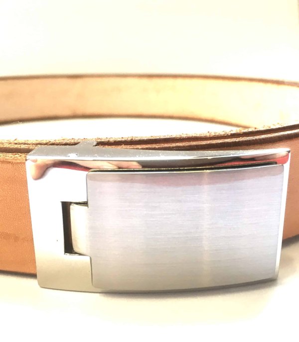 Ceinture cuir cognac Petrus Jrm Maroquinerie – Image 3