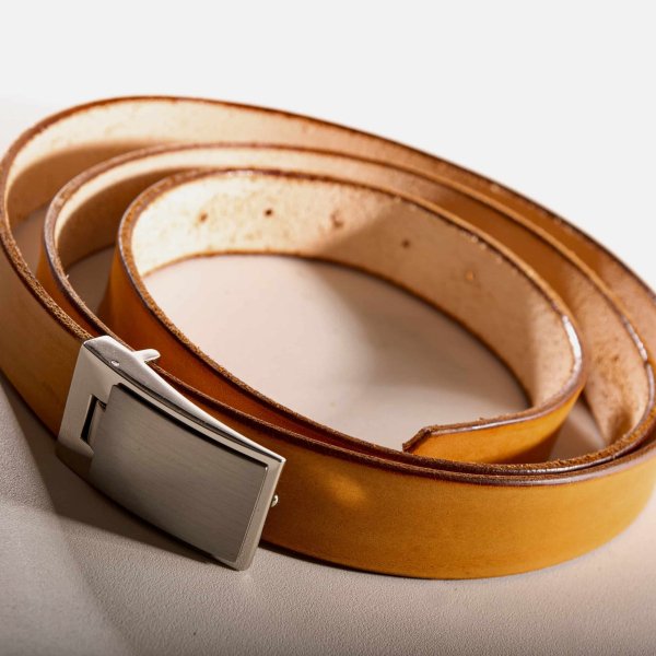 Ceinture cuir cognac Petrus Jrm Maroquinerie – Image 8