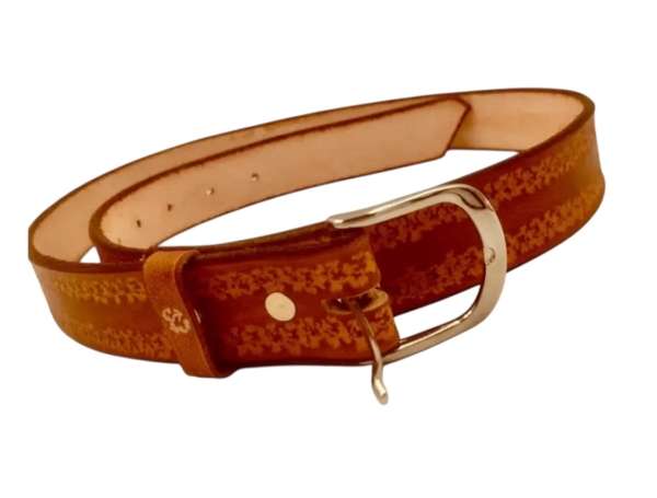 Ceinture cuir cognac Jeannot Jrm Maroquinerie – Image 6