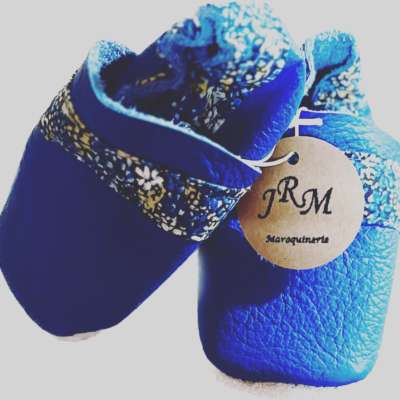Chaussons Bébé JRM Mallory bleu roy