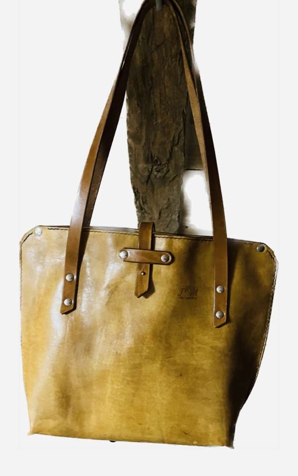 Sac Françoise JRM maroquinerie couleur cognac – Image 5
