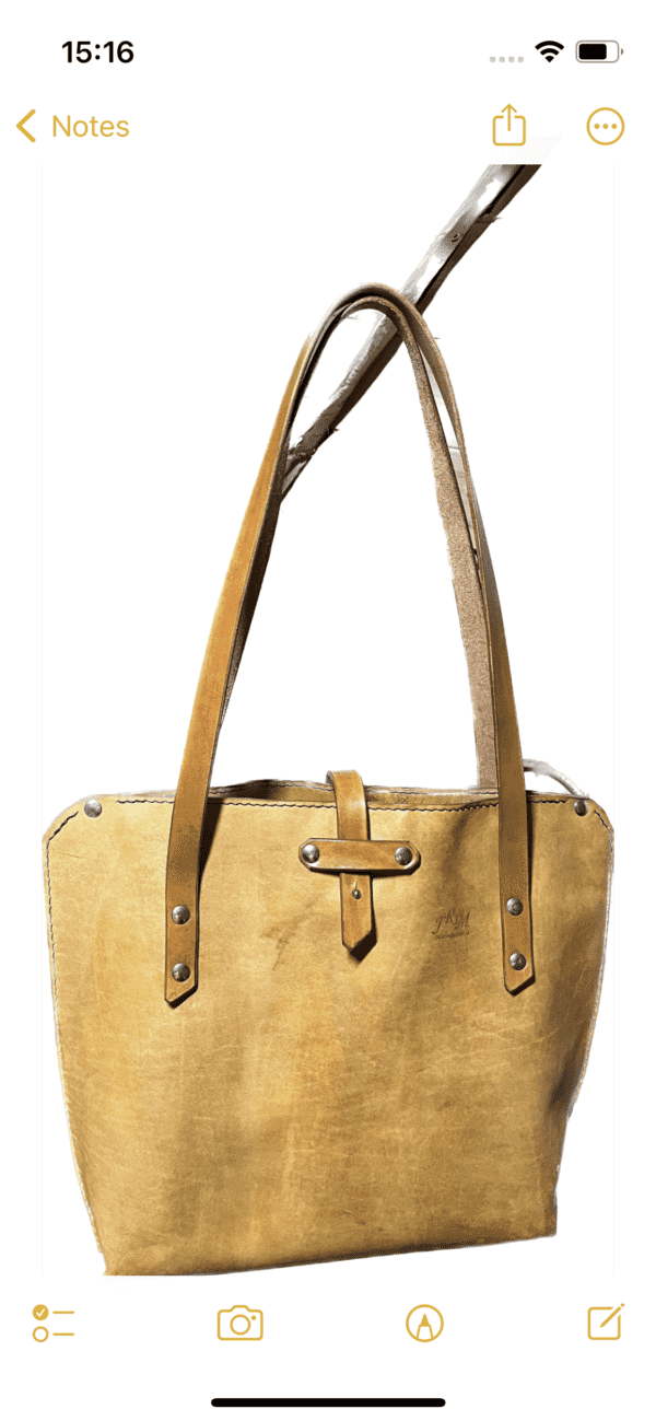 Sac Françoise JRM maroquinerie couleur cognac – Image 4