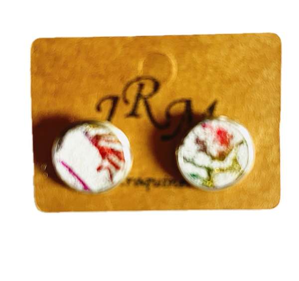 Boucles d'oreilles Magali JRM Maroquinerie Fantaisie dominance or – Image 8