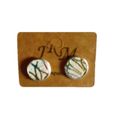 Boucles d'oreilles Magali JRM Maroquinerie Fantaisie dominance or