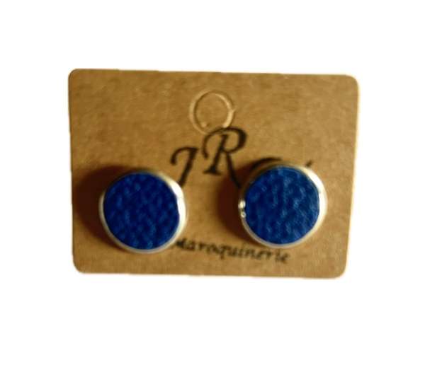 Boucles d'oreilles Magali JRM Maroquinerie Fantaisie dominance or – Image 2