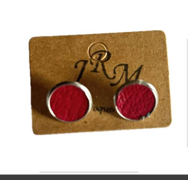 Boucles d'oreilles Magali JRM Maroquinerie Fantaisie dominance or – Image 4