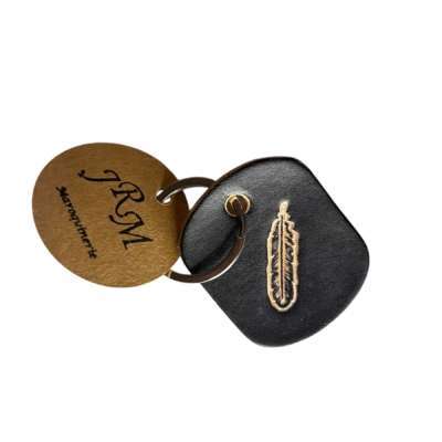 Porte-clefs JRM maroquinerie Plume