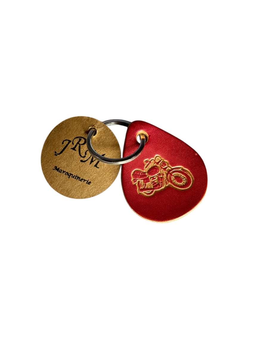 Porte-clefs JRM maroquinerie Moto