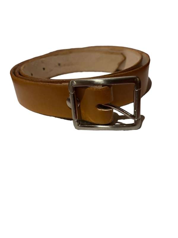 Ceinture cuir cognac Fred  Jrm Maroquinerie
